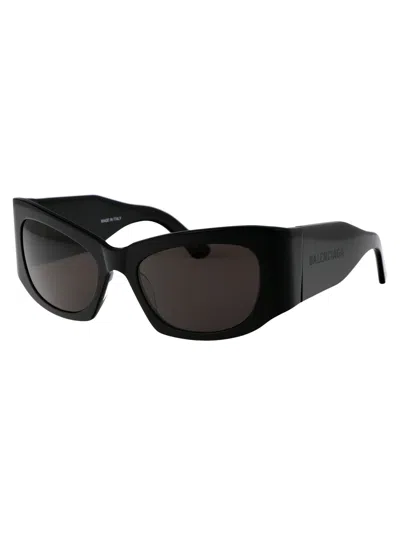 Balenciaga Grey Rectangular Ladies Sunglasses Bb0321s 001 57