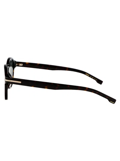 Hugo Boss Avana Acetate Sunglasses In Black