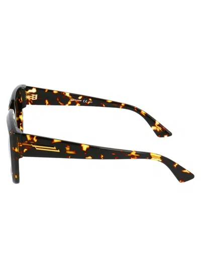 Bottega Veneta Acetate Havana Sunglasses In Brown