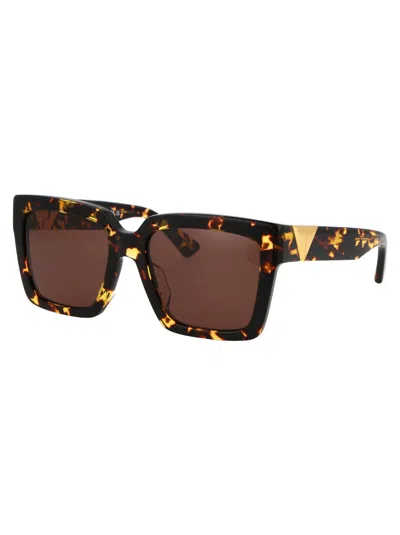 Bottega Veneta Acetate Havana Sunglasses