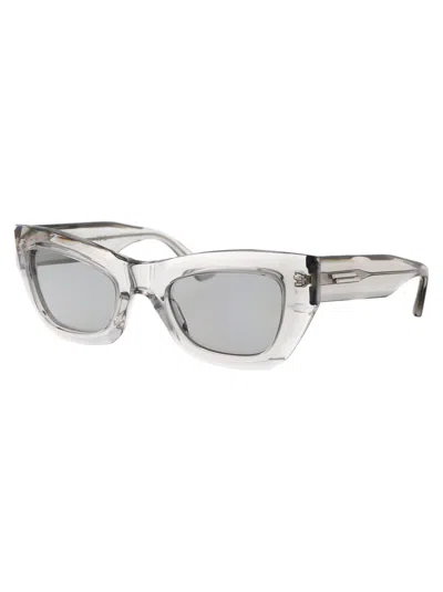 Bottega Veneta Gray Cat-eye Sunglasses