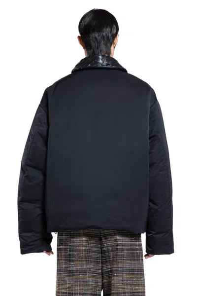 Shop Bottega Veneta Man Black Jackets