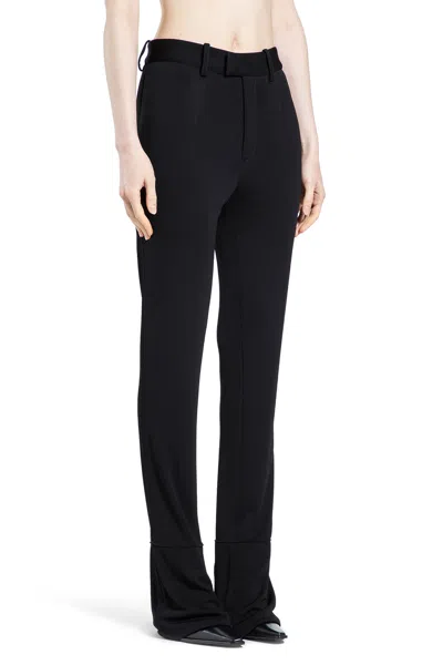 Shop Bottega Veneta Woman Black Trousers