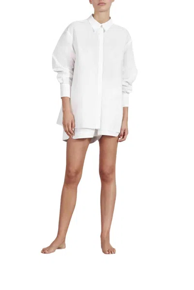 Bondi Born Baros Long Sleeve Shirt In White