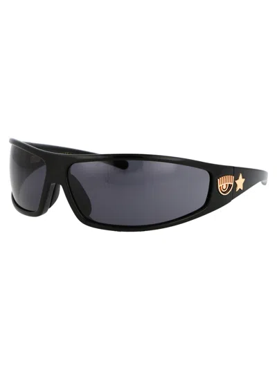 Chiara Ferragni Black Acetate Sunglasses
