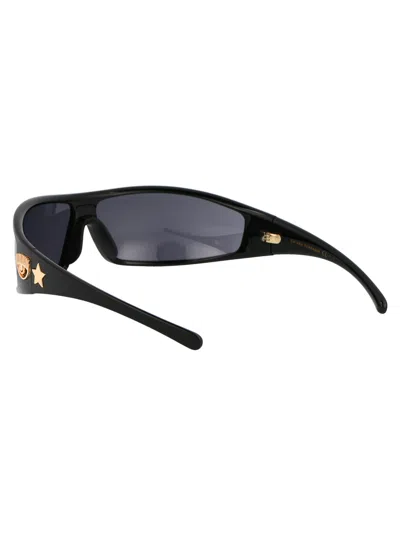 Chiara Ferragni Black Acetate Sunglasses