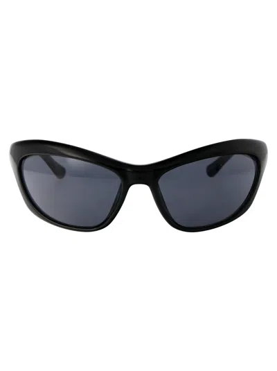 Chiara Ferragni Black Acetate Sunglasses