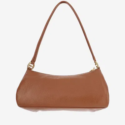 Chloé Womens Clay Brown The 99 Padlock-embellishment Leather Shoulder Bag