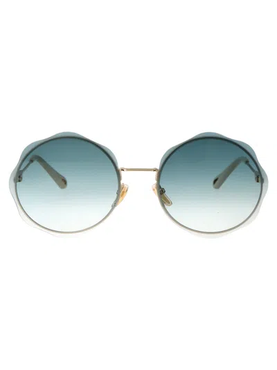 Shop Chloé Chloe Tinted Sunglasses Ch0202 S 002