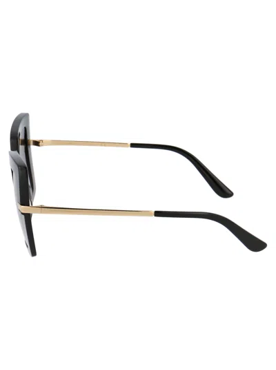 Dolce & Gabbana Womens Black Dg4373 Square-frame Acetate Sunglasses