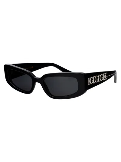 Dolce & Gabbana Black Acetate Sunglasses