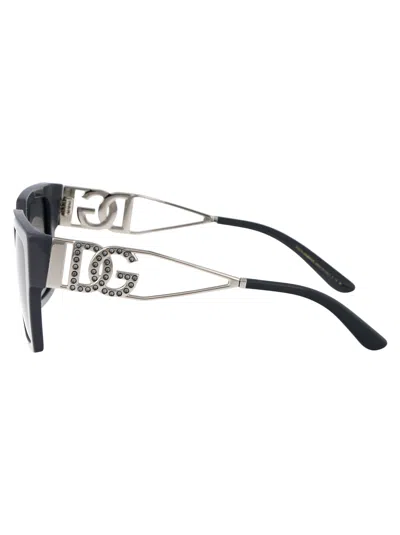 Dolce & Gabbana Crystal-embellished Square-frame Sunglasses