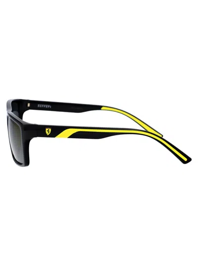 Ferrari Scuderia Black Injected Sunglasses In Black