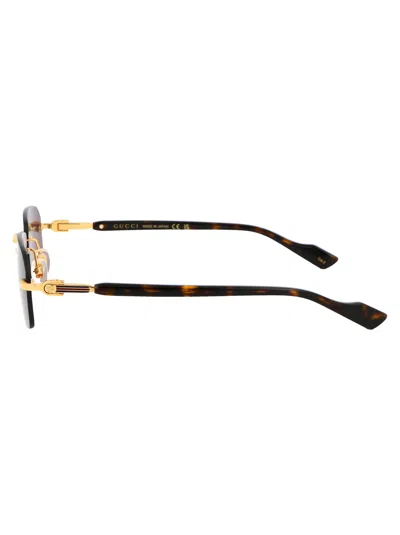 Gucci Rimless Rectangle-frame Sunglasses