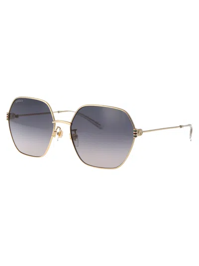 Gucci Gg1285sa Sunglasses In Gold