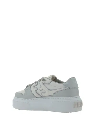 Shop Fendi Sneakers In White