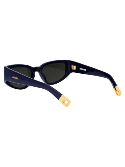 Shop Jacquemus Oval Sunglasses Jac5 C4 Sun 04