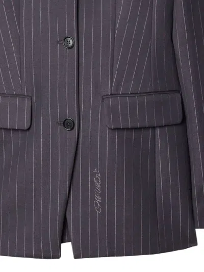 Off-white Jackets In Forged Iro