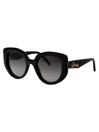 Shop Loewe Sunglasses Lw40100 I 01 B