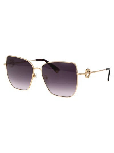 Longchamp Gold Metal Sunglasses