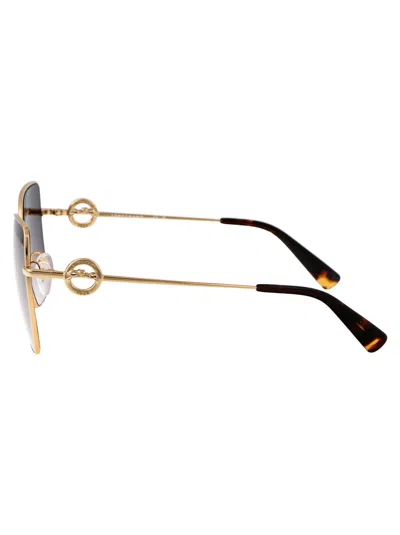 Longchamp Gold Metal Sunglasses
