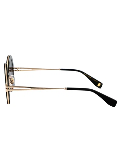 Marc Jacobs Eyewear Round Frame Sunglasses In Black