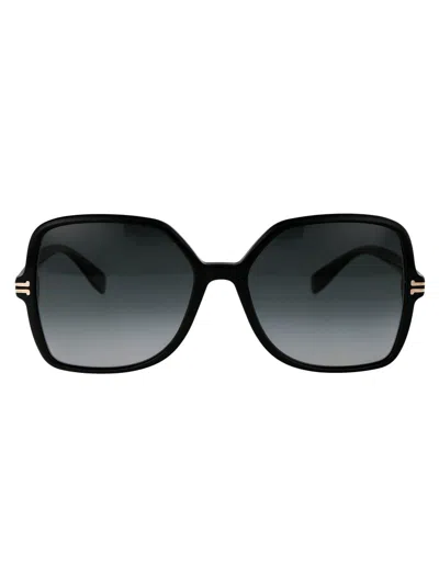 Marc Jacobs Black Acetate Sunglasses