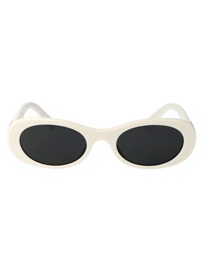 Shop Miu Miu Oval Sunglasses 0 Mu 06 Zs 1425 S0