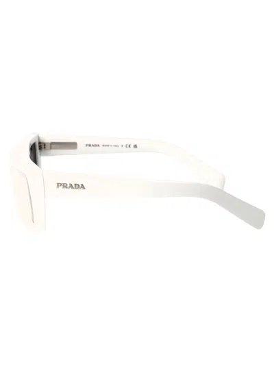 Prada Dark Grey Rectangular Ladies Sunglasses Pr A07s 1425s0 52