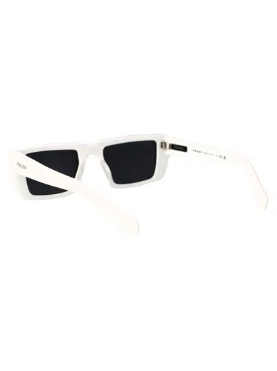 Prada Dark Grey Rectangular Ladies Sunglasses Pr A07s 1425s0 52
