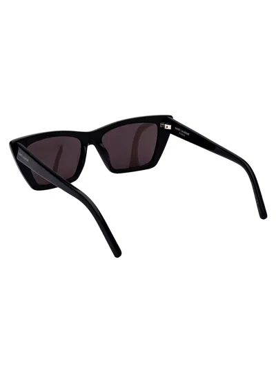 Saint Laurent Black Sl 276 Square Cat-eye Sunglasses