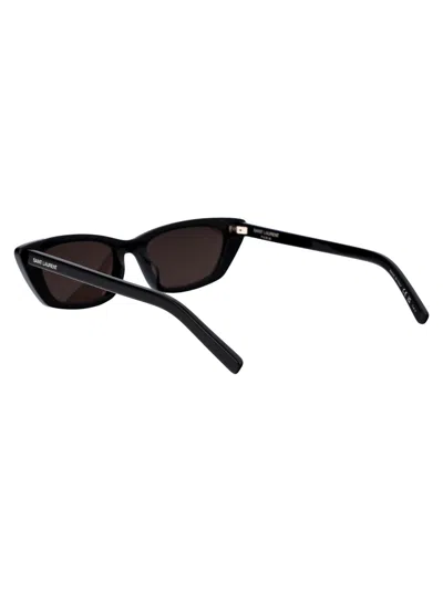 Saint Laurent Black Cat Eye Ladies Sunglasses Sl 277 009 52