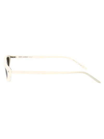 Saint Laurent Sl 703 Brand Line Classic 003 White Sunglasses