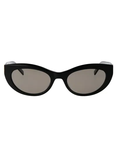 Saint Laurent Women's Acetate Black Sunglasses