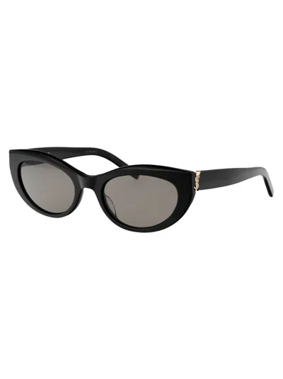 Saint Laurent Women's Acetate Black Sunglasses