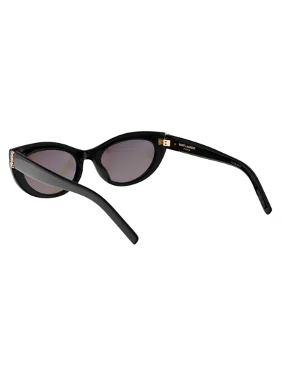 Saint Laurent Women's Acetate Black Sunglasses