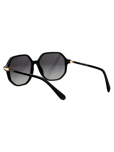 Swarovski Sk6003 Irregular-frame Gem-embellished Acetate Sunglasses