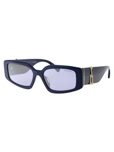 Tiffany & Co Tiffany Spectrum Blue Acetate Sunglasses