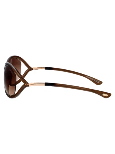 Tom Ford Eyewear Jennifer Soft Square Frame Sunglasses