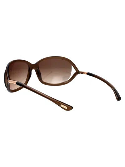 Tom Ford Eyewear Jennifer Soft Square Frame Sunglasses