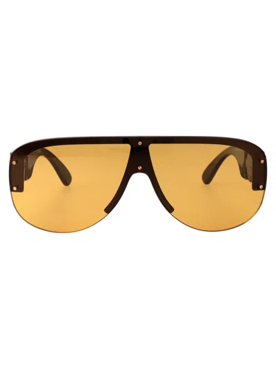 Versace Medusa Biggie Pilot-frame Sunglasses In Black