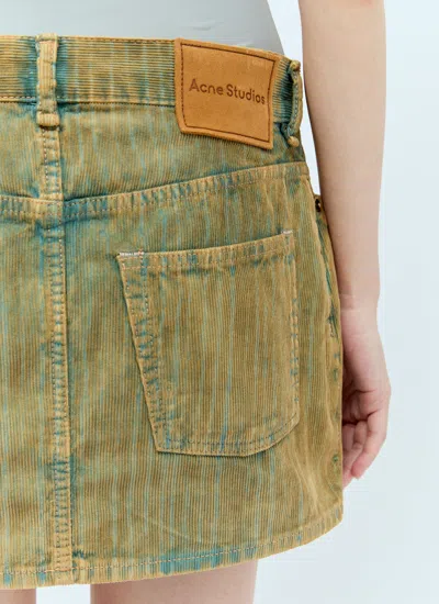 ACNE STUDIOS ACNE STUDIOS WOMEN DENIM CORD MINI SKIRT 