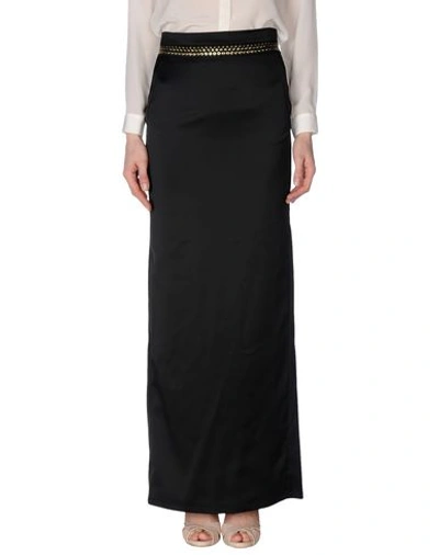 Just Cavalli Long Skirts In Black