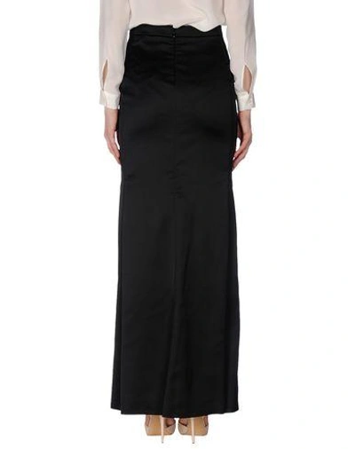 Shop Just Cavalli Long Skirts In Black