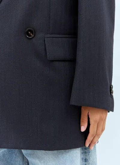 Shop Bottega Veneta Women Wool Blazer In Black