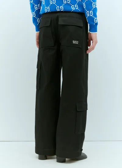 GUCCI GUCCI MEN DRILL CARGO PANTS 