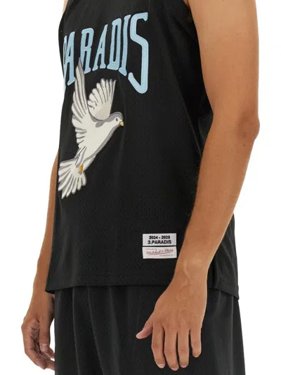 3paradis 3.paradis Tops With Logo In Black