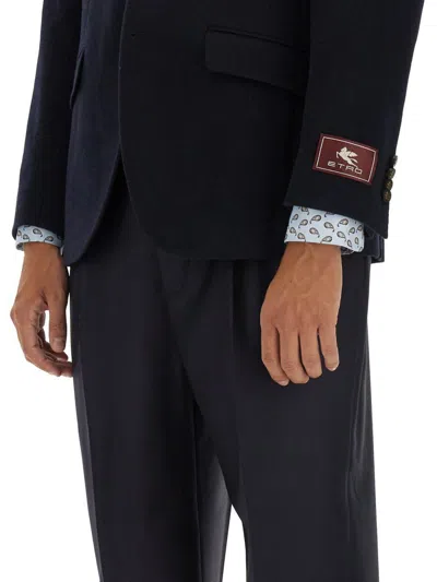 Etro Jacket In Blue