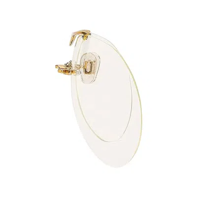 Coperni Clip-on Pilot-frame Sunglasses In White