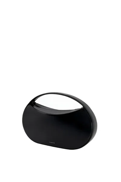 Coperni 'sound Swipe Small' Black Handbag With Logo Detail In Black